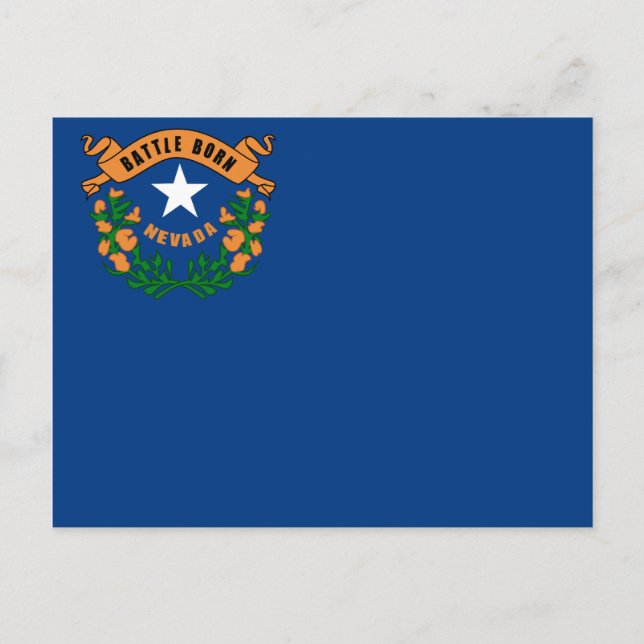 Nevada State Flag Postcard (Front)