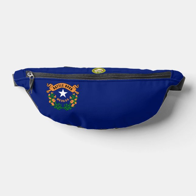 Nevada State flag-Seal Bum Bags (Lay Down)