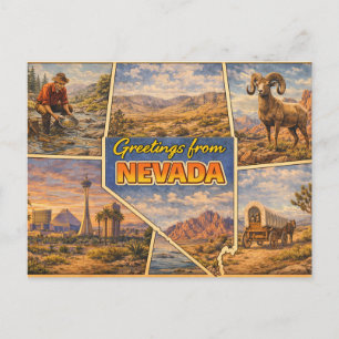 Nevada State Postcard