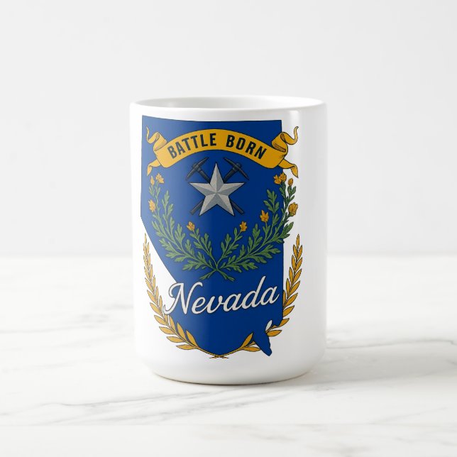 Nevada state pride coffee mug (Center)