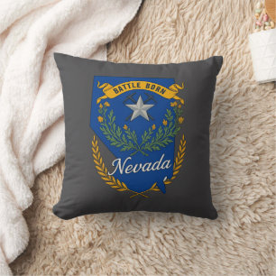 Nevada state pride cushion