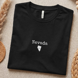 Nevada State Retro Tourist Simple T-Shirt