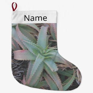 Nevada succulents large christmas stocking