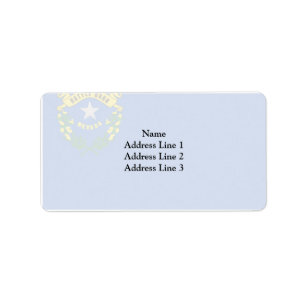 Nevada, United States Label