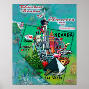 Nevada USA Poster