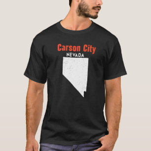 Nevada Usa State America Travel Nevadan Carson Cit T-Shirt