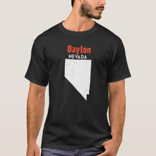 Nevada Usa State America Travel Nevadan Dayton T-Shirt