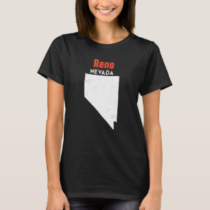 Nevada Usa State America Travel Nevadan Reno T-Shirt