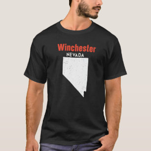 Nevada Usa State America Travel Nevadan Winchester T-Shirt