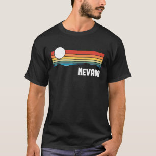 Nevada Vintage Sunset 80s Retro Summer State USA T-Shirt