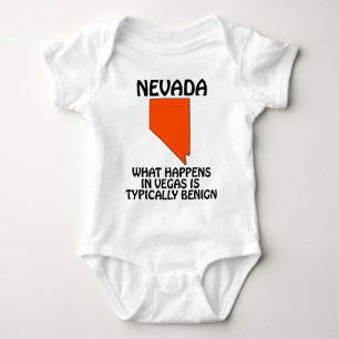 Nevada - What Happens In Vegas Is Typically Benign Baby Bodysuit
