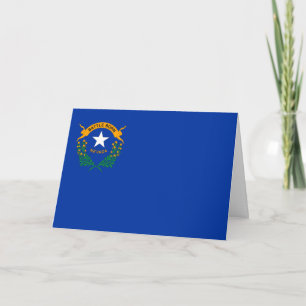 Nevadan Flag, Flag of Nevada Card