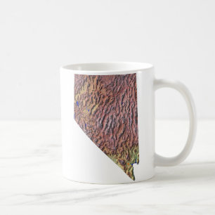 Nevadan Flag + Map Mug