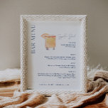 NEVE Navy Signature Drink Wedding Bar Menu Sign<br><div class="desc">The Neve Collection employs a rich navy colour that perfectly blends clean sophistication with modern flair.  It's designed with a modern script font that exudes style and elegance. Each product in the collection is thoughtfully crafted to showcase a look that is both timeless and on-trend.</div>