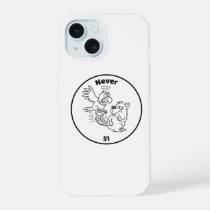 Never 51 Beaver vs Eagle iPhone 15 Case