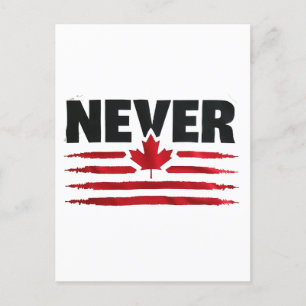 Never 51st Canadian American Trump Politic  Holiday Postcard