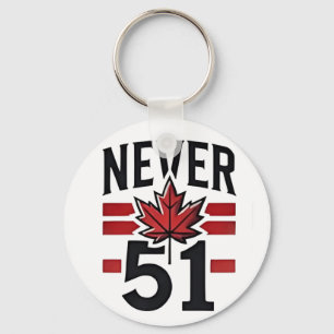Never 51st Funny Canada is not Fot Sale  Key Ring