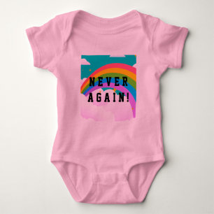 NEVER AGAIN BABY BODYSUIT