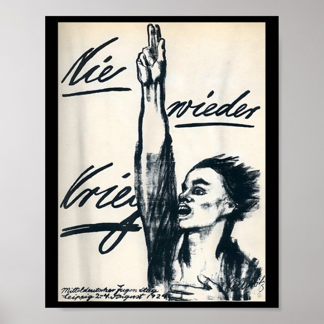 Never Again War (nie Wieder Krieg) By Kathe Kollwi Poster (Front)