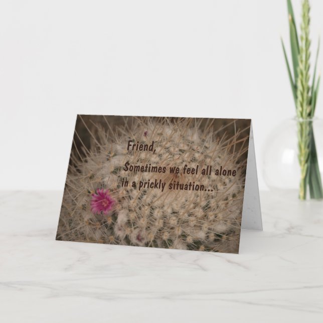 Never Alone: Encouragement in Tough Times Card (Front)