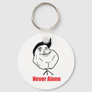 Never Alone - Keychain