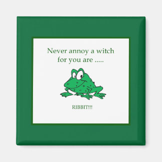 Never annoy a witch magnet