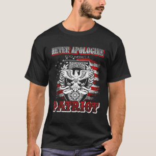 Never apologise for being a Patriot veteran shirt