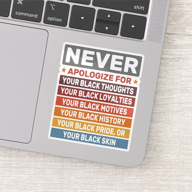 Never Apologise For Your Black History Month Cool (Detail)