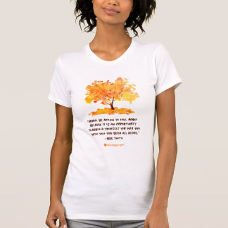 Never Be Afraid to Fall Apart Tree T-Shirt