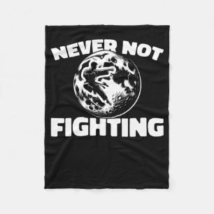 Never Better Construction Funny Skeleton Halloween Fleece Blanket