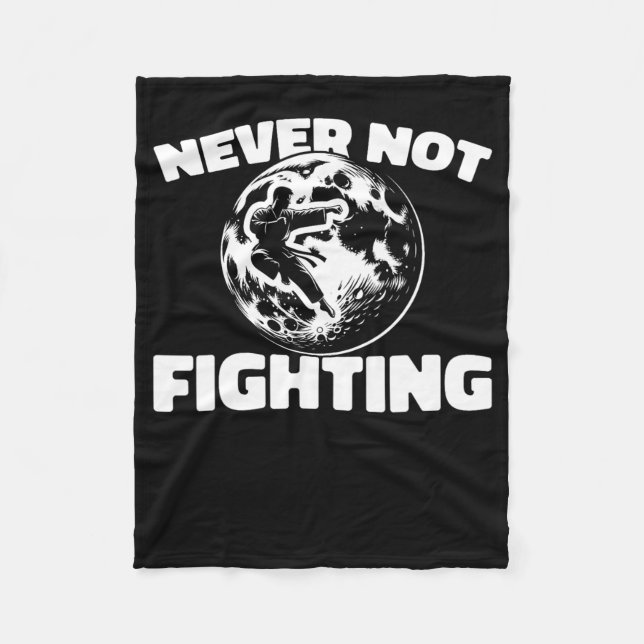 Never Better Construction Funny Skeleton Halloween Fleece Blanket (Front)