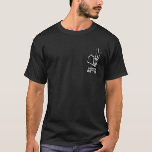 Never Better OK Sign Skeleton Hand Funny Halloween T-Shirt