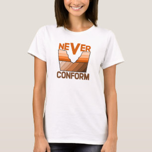 Never Conform- Geologist's Angular Unconformity T-Shirt