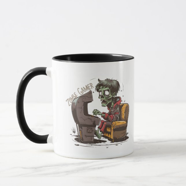 Never Dead, Game On: Zombie Gamer Mug (Left)