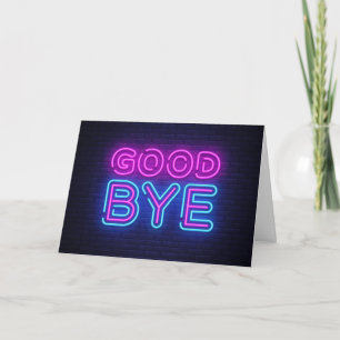 NEVER EASY SAYING **GOOD BYE*** ESPECIALLY TO YOU CARD