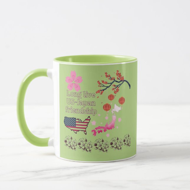Never ending friendship lime mug (Left)