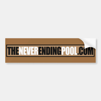 Never Ending Pool - Bumper Sticker