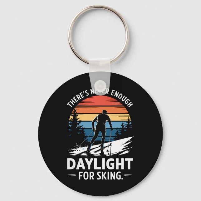 Never Enough Daylight - Enthusiast Adventure Seeke Key Ring (Front)