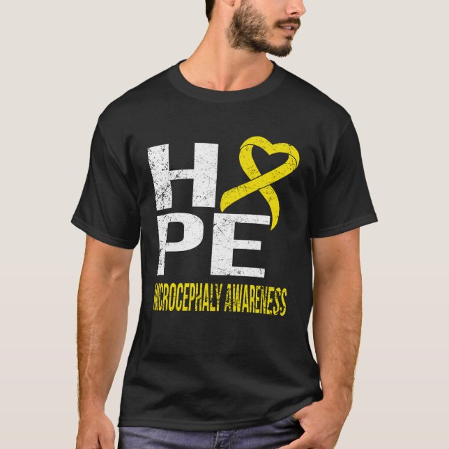 NEVER EVER EVER GIVE UP HOPE MICROCEPHALY AWARENES T-Shirt (Front)