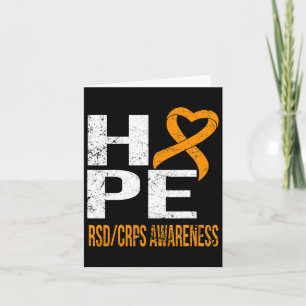 Never Ever Ever Give Up Hope Rsdcrps Awareness T S Card