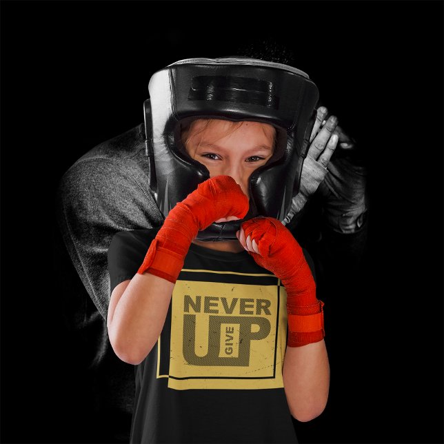 Never Ever Give Up T-Shirt (Creator Uploaded)