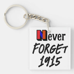 Never Forget 1915 Keychain