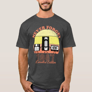 Never Forget 1987 Birthday Limited Edition Vin T-Shirt