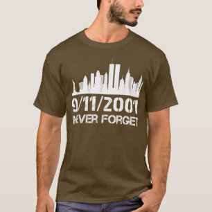 Never Forget 911 20th Anniversary Patriot Memorial T-Shirt