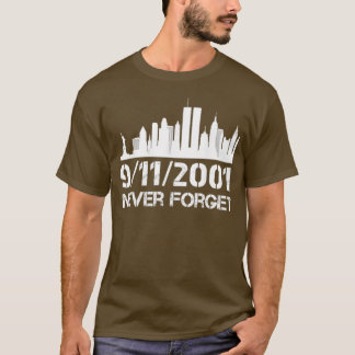 Never Forget 911 20th Anniversary Patriot Memorial T-Shirt