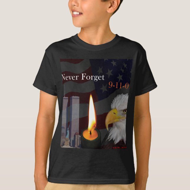 Never Forget 9-11-01 T-Shirt (Front)