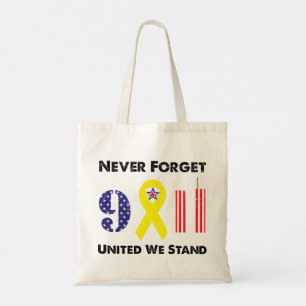 Never Forget 9 11 United We Stand Tote Bag