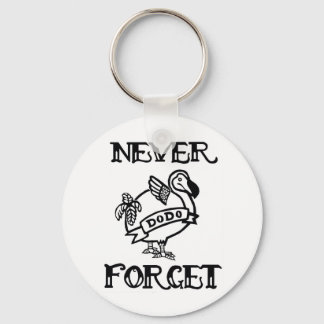 Never Forget Dodo Key Ring