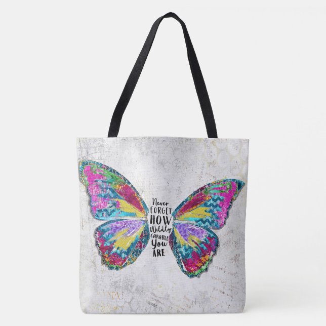Never Forget How Wildly Capable You Are Tote Bag (Front)