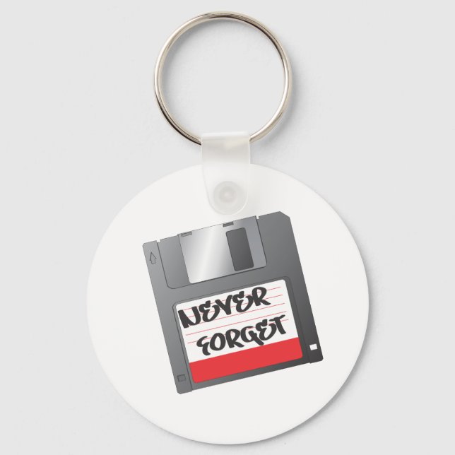 Never Forget Key Ring (Front)